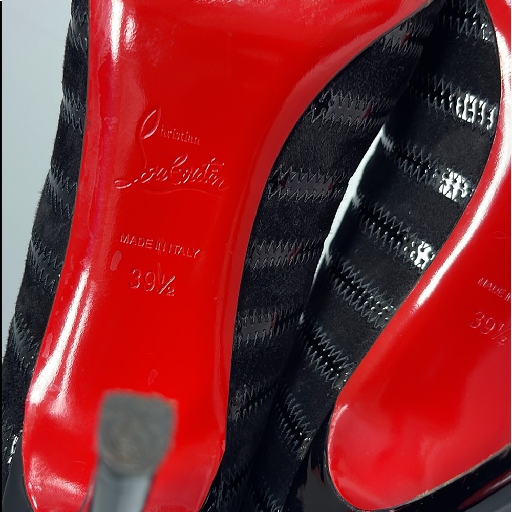 ❤️Authentic 🖤 Christian Louboutins mid calf Bootie - Picture 10 of 12